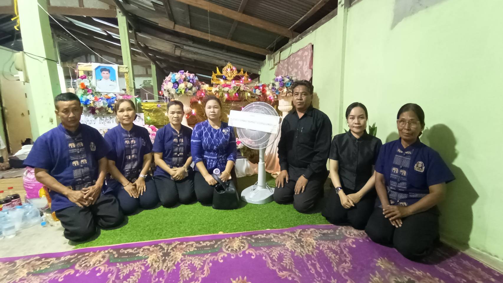 สำนักงานพัฒนาชุมชนอำเภอหนองพอก ร่วมเป็นเจ้าภาพสวดพระอภิธรรมศพ นายสุพจันทร์ พร้อมใจ ผู้นำอาสาพัฒนาชุมชน (ผู้นำอช.) ตำบลโคกสว่าง