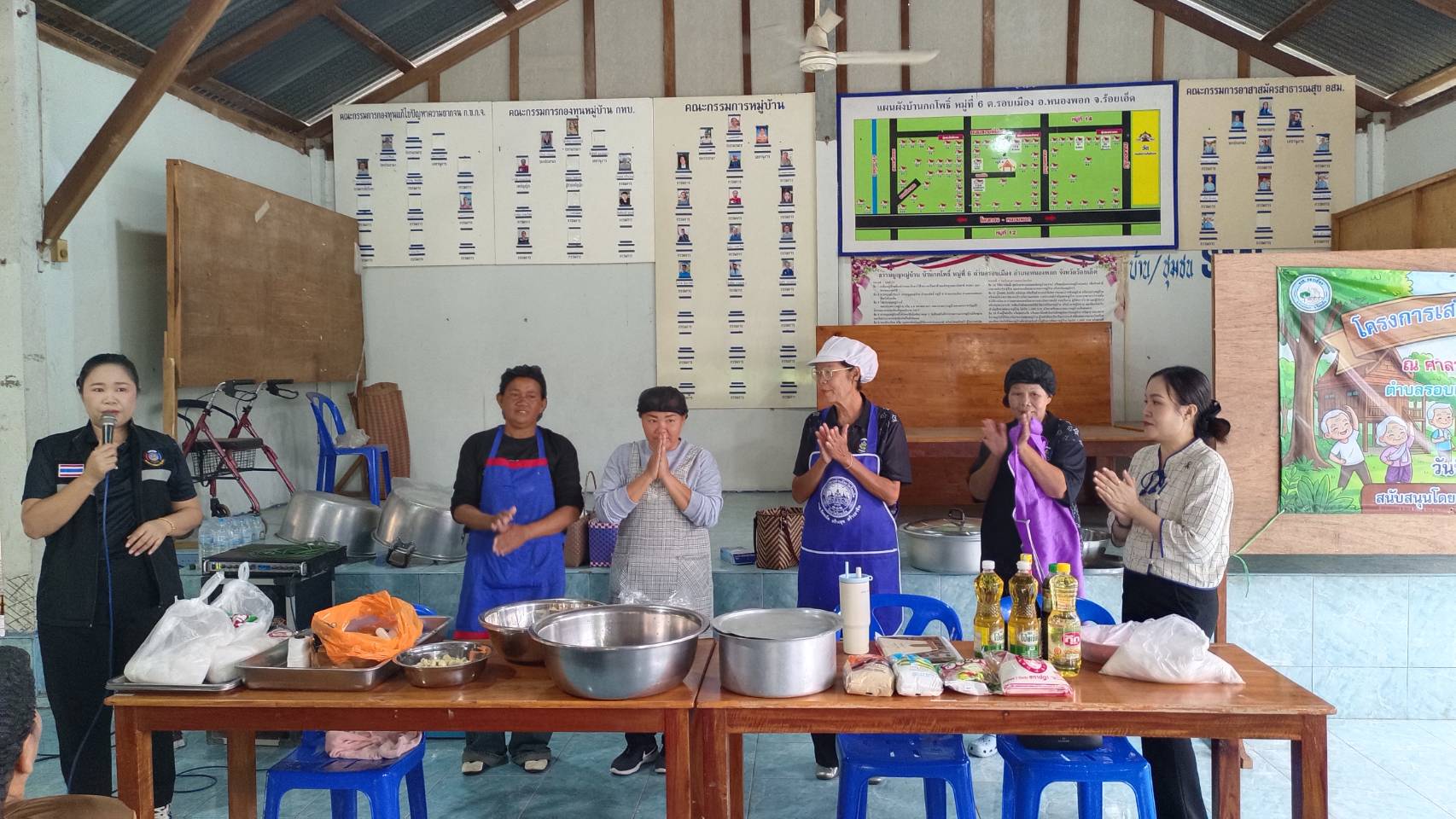 สำนักงานพัฒนาชุมชนอำเภอหนองพอก จังหวัดร้อยเอ็ด ดำเนินการขับเคลื่อน กิจกรรมการบริหารจัดการชุมชนในระดับหมู่บ้าน