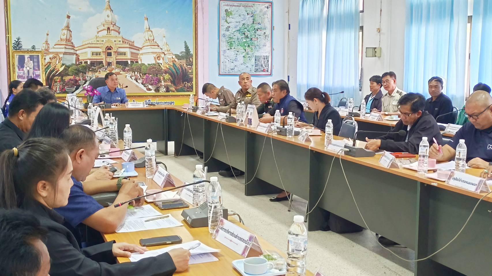 สำนักงานพัฒนาชุมชนอำเภอหนองพอก จังหวัดร้อยเอ็ด : ร่วมประชุมหัวหน้าส่วนราชการ หัวหน้าหน่วยงานรัฐวิสาหกิจ และผู้บริหารองค์กรปกครองส่วนท้องถิ่น ประจำเดือน กรกฎาคม 2569