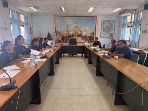  พช.หนองพอก อำเภอหนองพอก : ประชุมผู้นำอาสาพัฒนาชุมชน (ผู้นำ อช.) ไตรมาส 4/2569